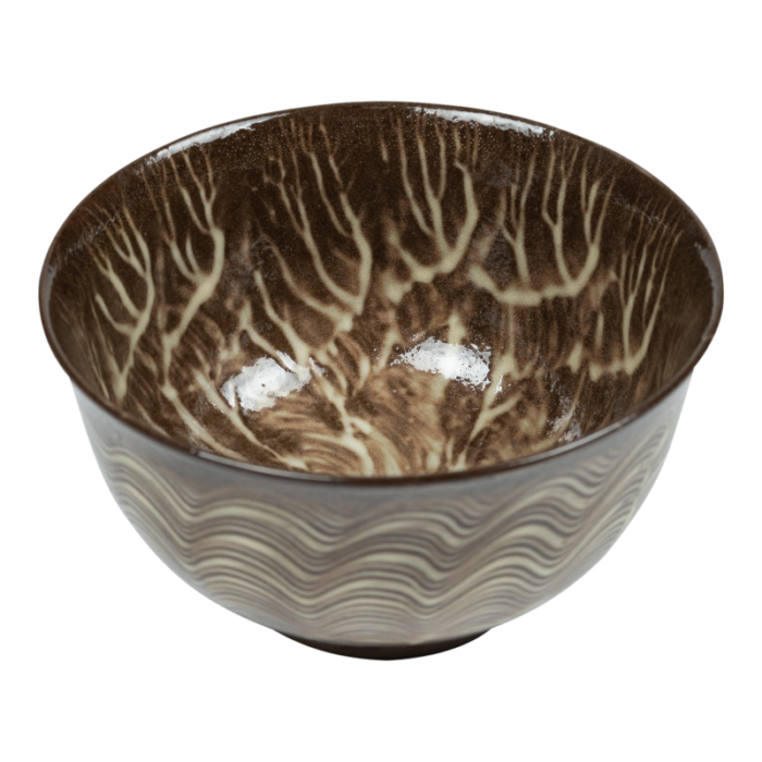 early 20th century utsutsugawa brush decoration chawan 4842