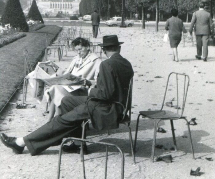 eiffel tower paris 1955 3