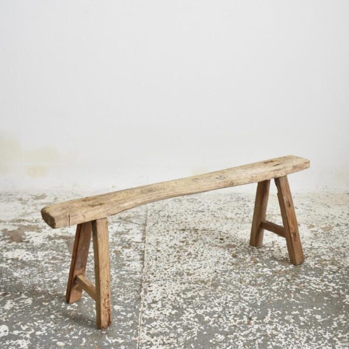 elm rustic pig bench 1632