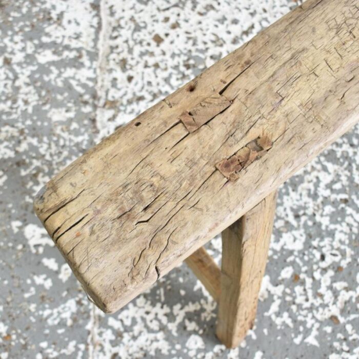 elm rustic pig bench 4560