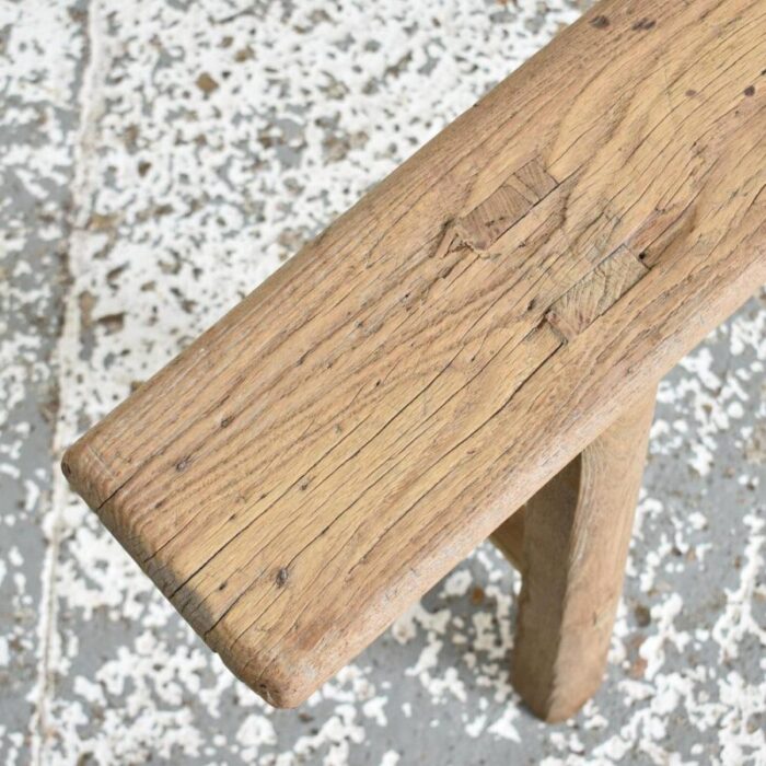 elm rustic pig bench 4851