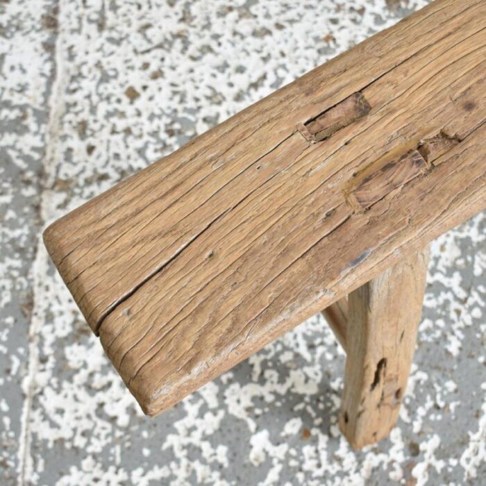 elm rustic pig bench 6122