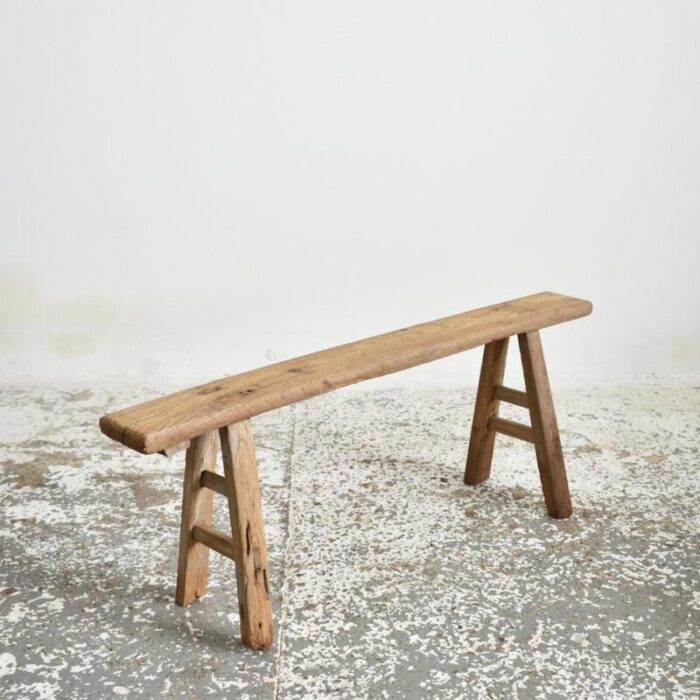 elm rustic pig bench 6964