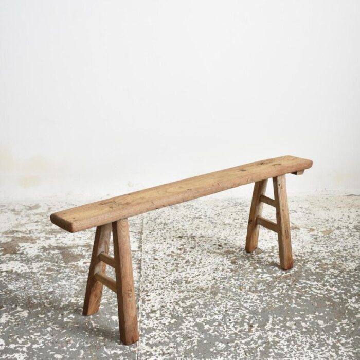 elm rustic pig bench 8532