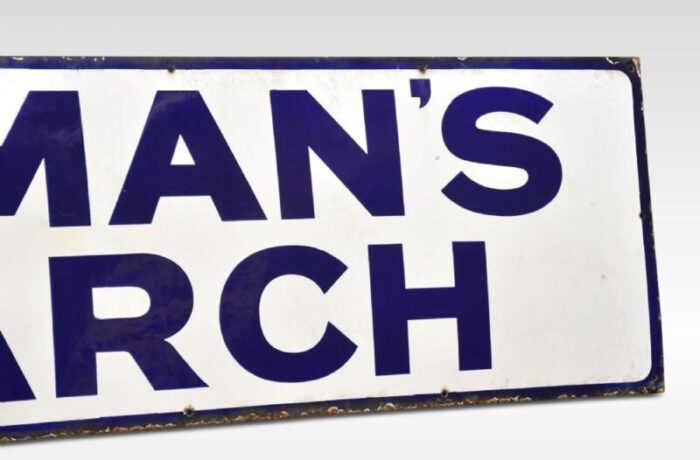 enamel sign for colman s starch 3