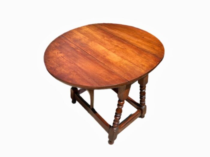 english jacobean style drop leaf table 1381