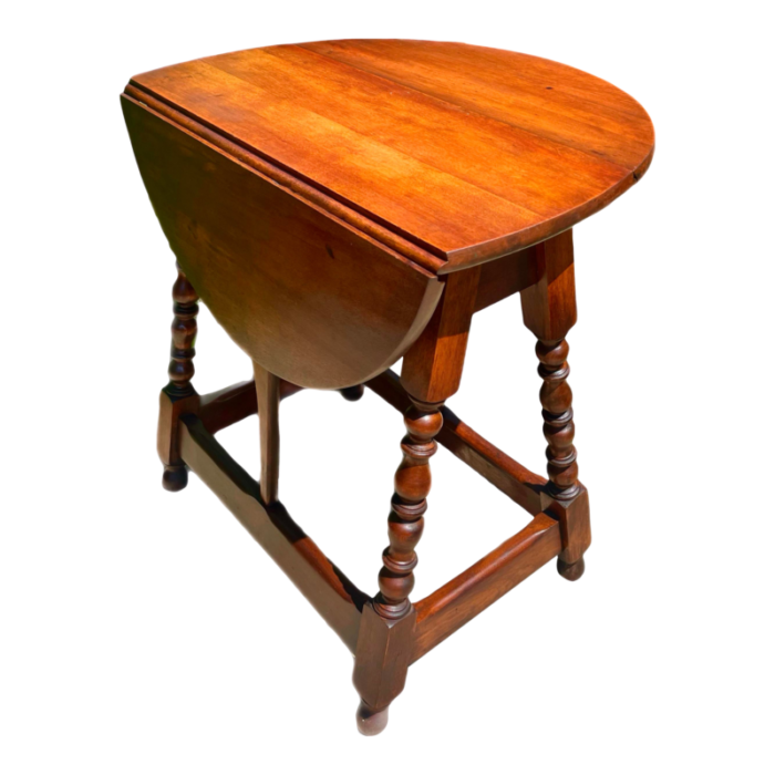 english jacobean style drop leaf table 9547