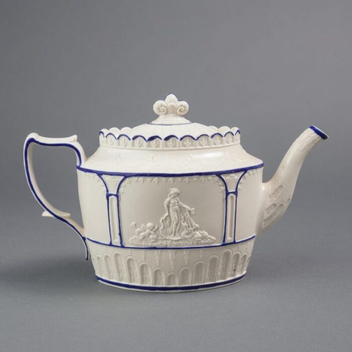 english stoneware teapot by castleford c 1810 0048