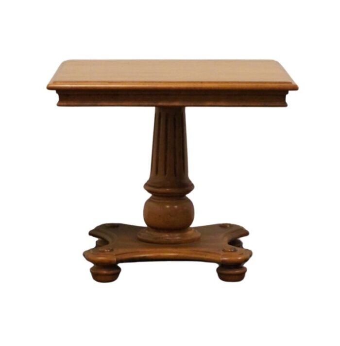 ethan allen classic manor collection solid maple 20 square accent bunching end table 15 8421 3801