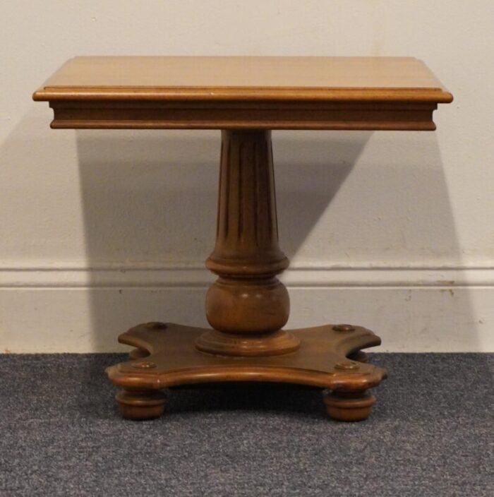 ethan allen classic manor collection solid maple 20 square accent bunching end table 15 8421 8428