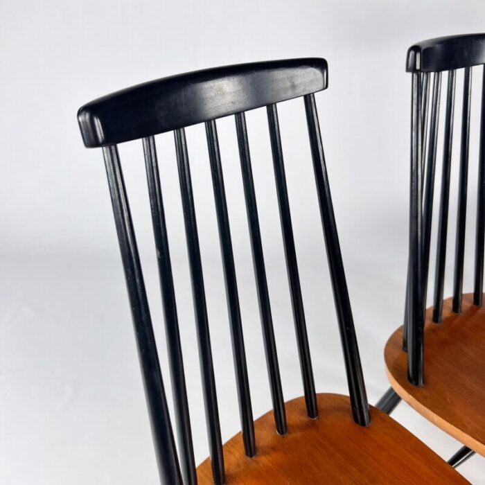 fanett dining chairs attributed to ilamari tapiovaara 1960s set of 4 2844