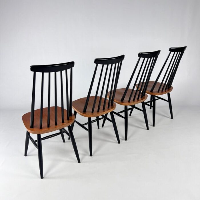 fanett dining chairs attributed to ilamari tapiovaara 1960s set of 4 3242