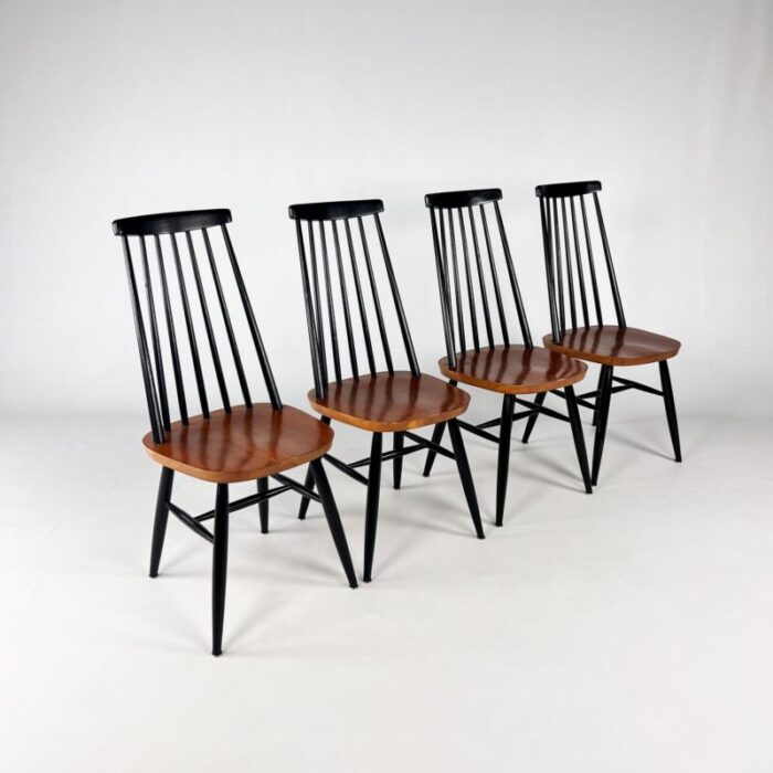 fanett dining chairs attributed to ilamari tapiovaara 1960s set of 4 5434