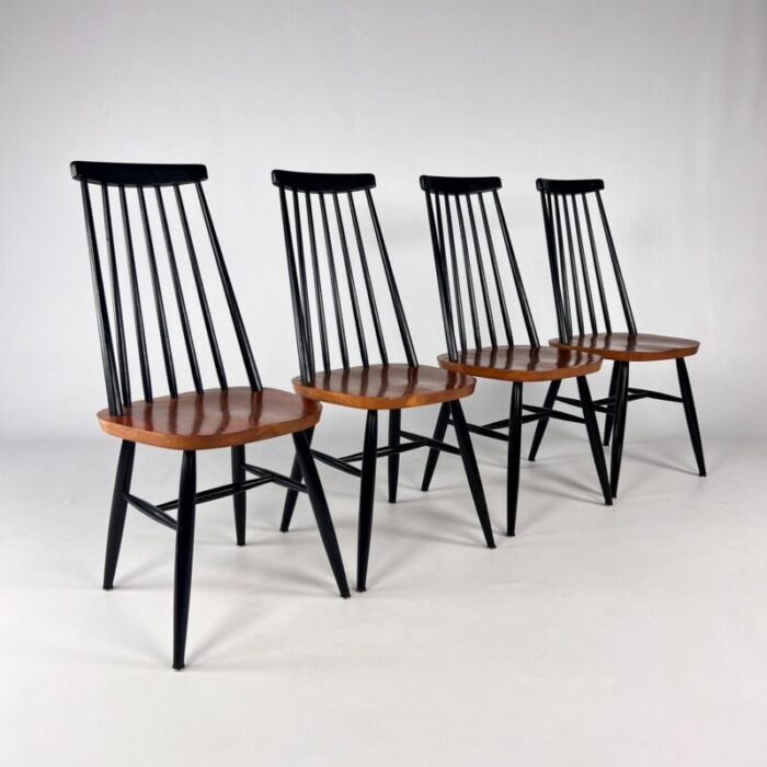 fanett dining chairs attributed to ilamari tapiovaara 1960s set of 4 6352