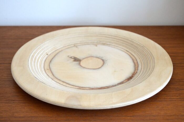 finnish birch bowl by eero saarinen 1960s 1