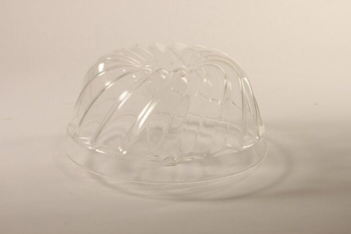 fire festival bundt cake mold by wilhelm wagenfeld for schott gen mainz germany 1930s 4