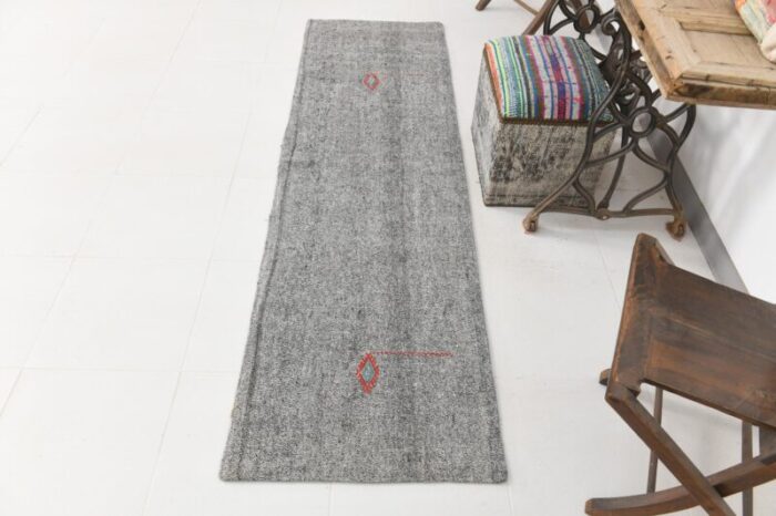 flatweave runner kilim rug in wool 6254