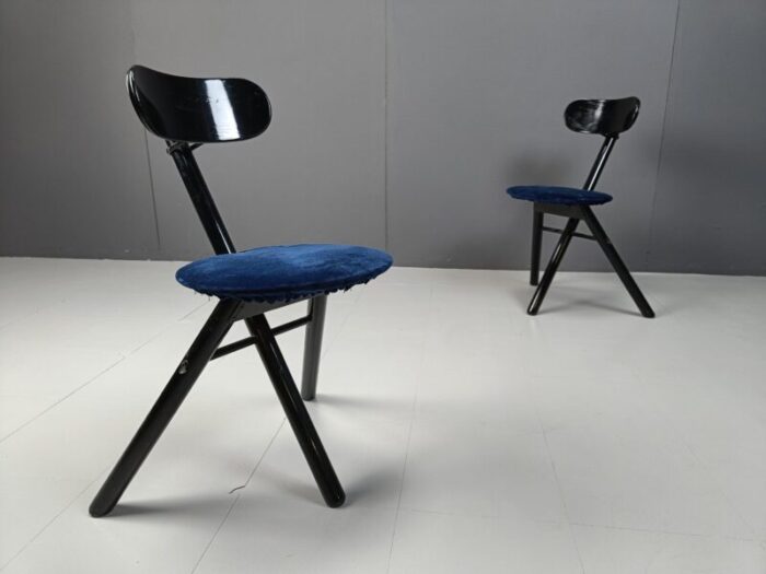 foldable stools by calligaris 1990s set of 2 5198