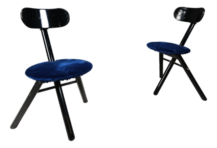 foldable stools by calligaris 1990s set of 2 7613