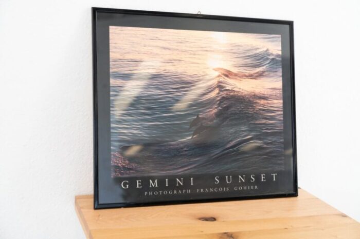 francois gohier gemini sunset 1990 poster on paper 1