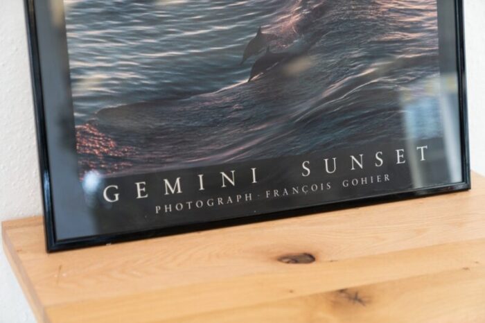 francois gohier gemini sunset 1990 poster on paper 2