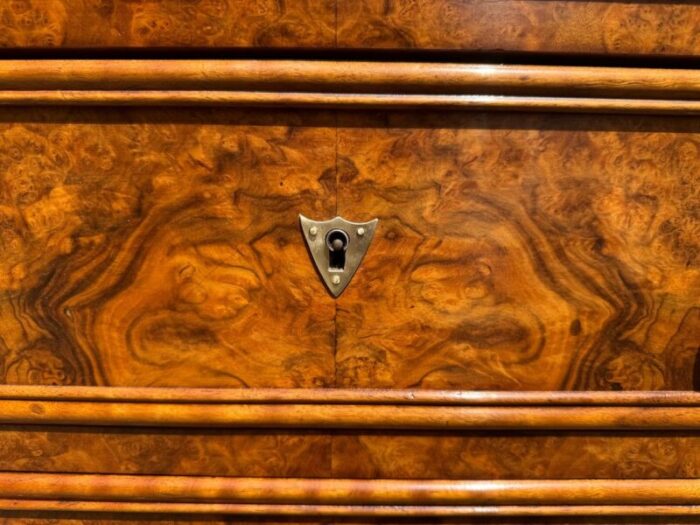 french burr walnut chest of drawers 1870s 0788