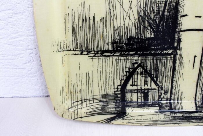 french fiberglass tray by bernard buffet 6