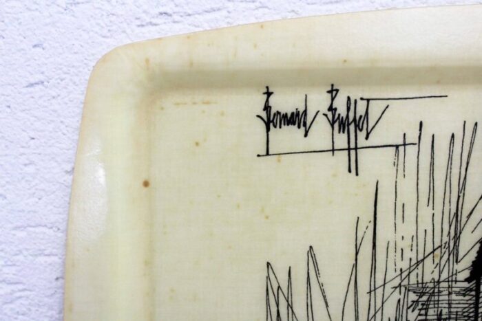 french fiberglass tray by bernard buffet 7