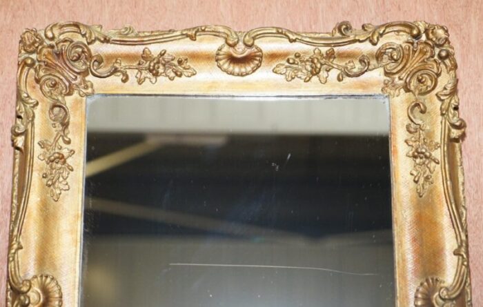 french giltwood wall mirror with ornately carved frame 1880 1900 5