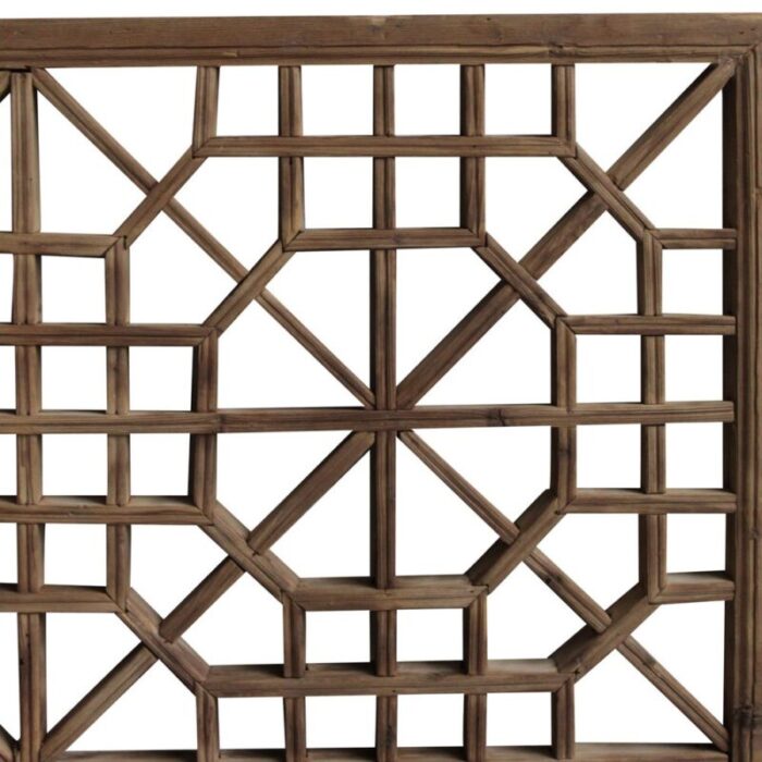 geometric wooden wall panels set of 2 2