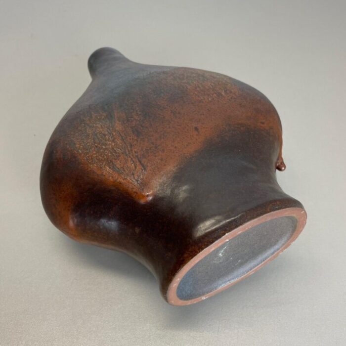 german fat lava ceramic pottery vase by gerda heukoth for carstens toennieshof 1970s 17