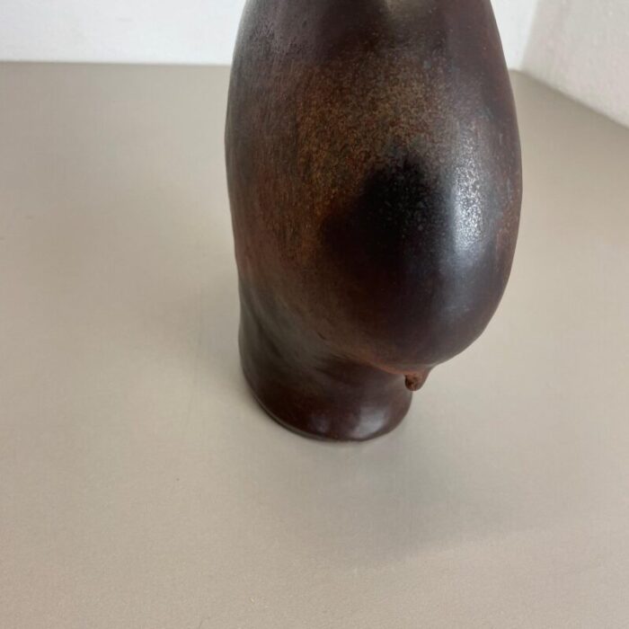 german fat lava ceramic pottery vase by gerda heukoth for carstens toennieshof 1970s 8