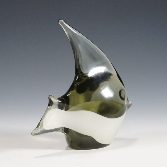 german fish sculpture by livio seguso for gral 1970s 4