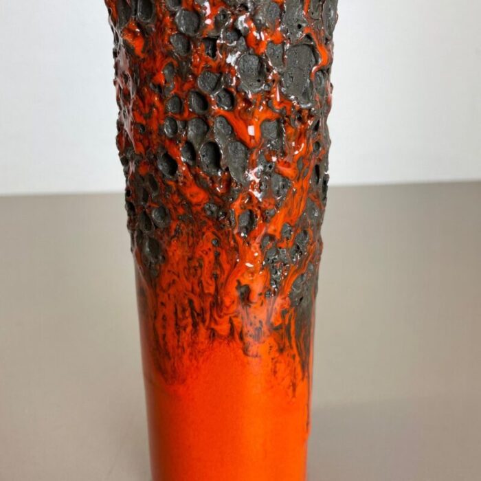 german glaze ceramic studio pottery vase by otto keramik 1970s 14