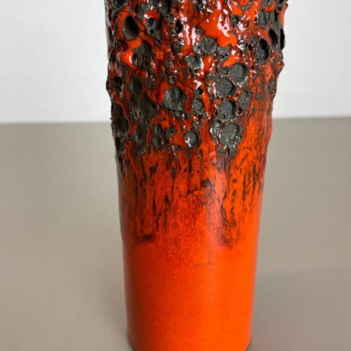 german glaze ceramic studio pottery vase by otto keramik 1970s 16