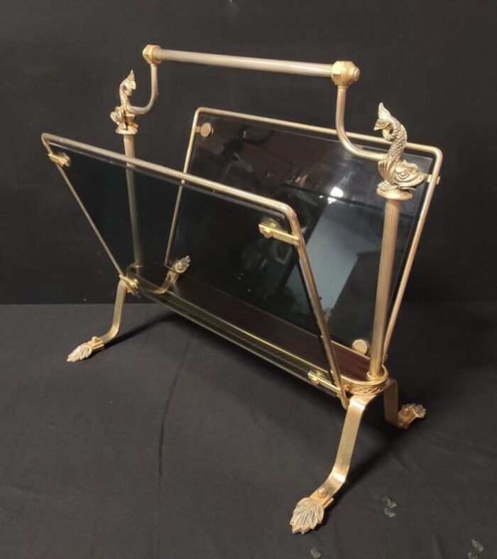 gilt bronze magazine rack 6