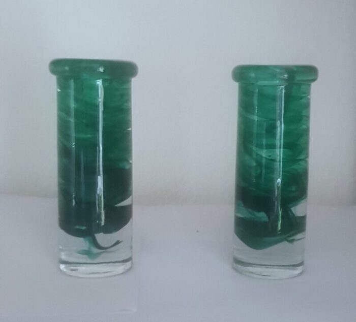 glass candleholders by anna ehrner from kosta boda set of 2 4