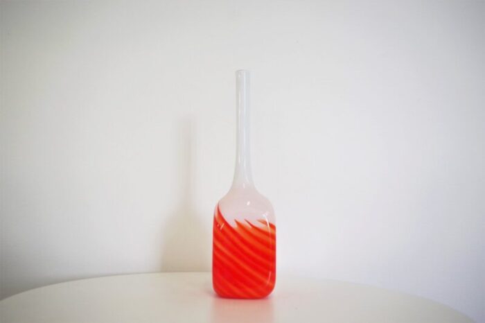 glass vase 1970s 2