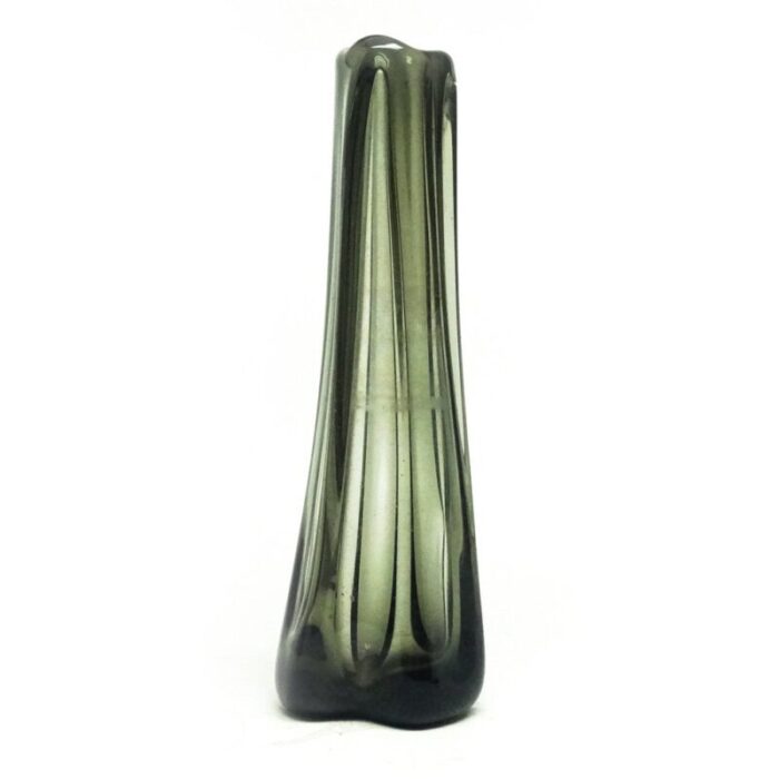 glut vase by jan sylwester drost for zabkowice glassworks 1970s 1