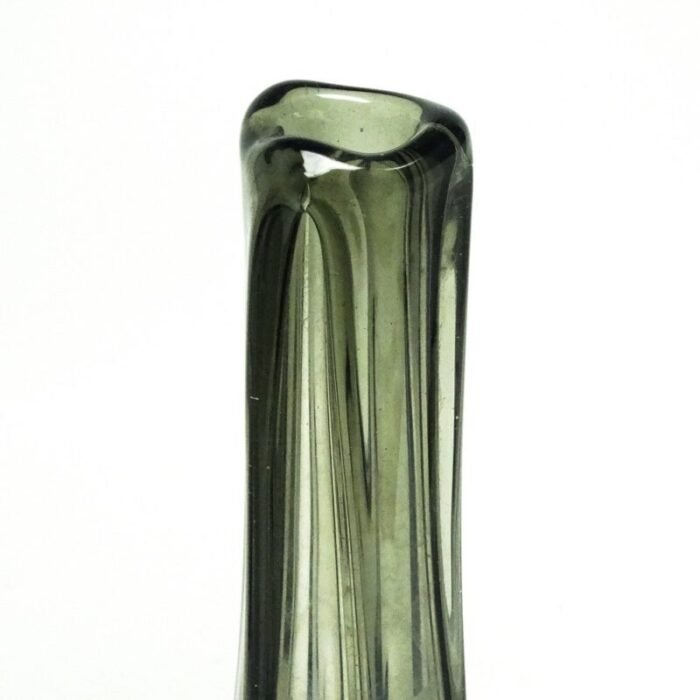 glut vase by jan sylwester drost for zabkowice glassworks 1970s 2