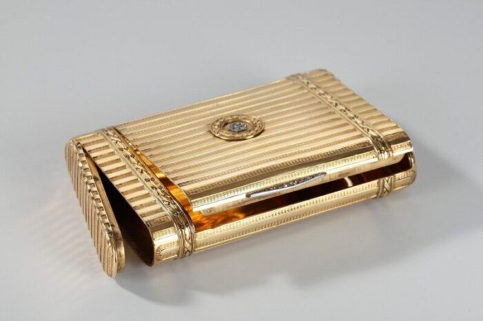 gold case with diamonds by henri husson early 20th century 4