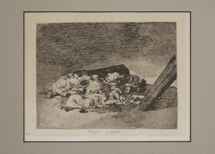 goya etching disasters of war framed wall art set of 5 5440