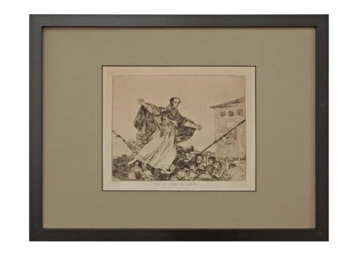 goya etching disasters of war framed wall art set of 5 7311