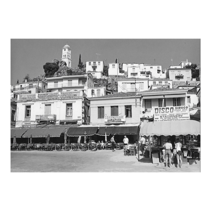 greek island town disco and cafes photograph by don ware 7021