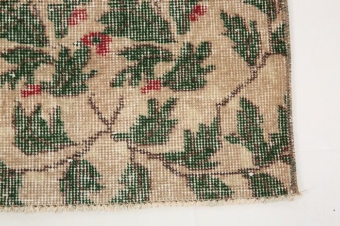 green and beige runner rug 8