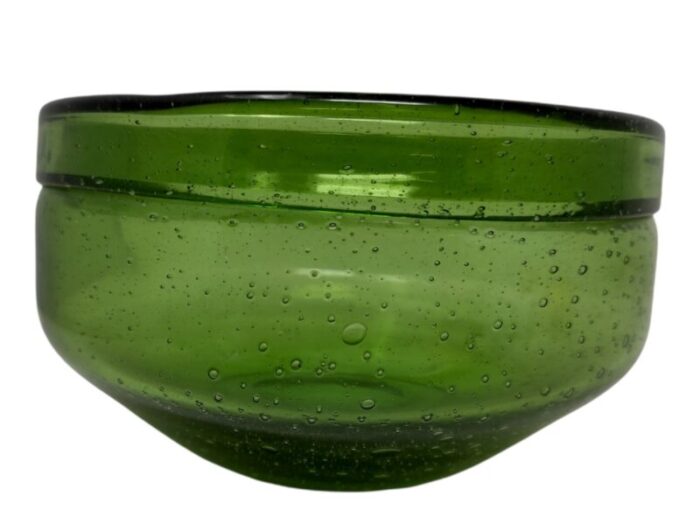 green glass cup attributed to erik hoeglund 1960s 5