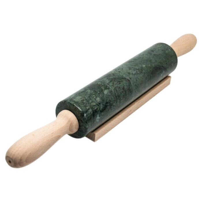 green marble rolling pin 1