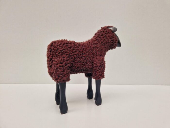 handmade sheep by hans peter krafft 1970s 1132