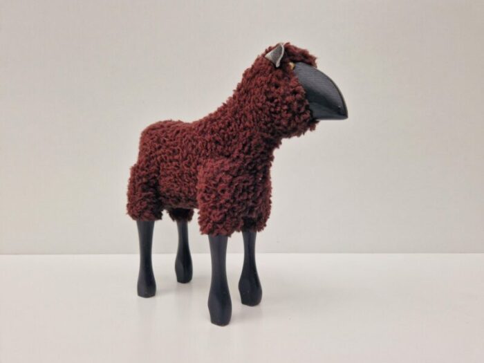 handmade sheep by hans peter krafft 1970s 2195