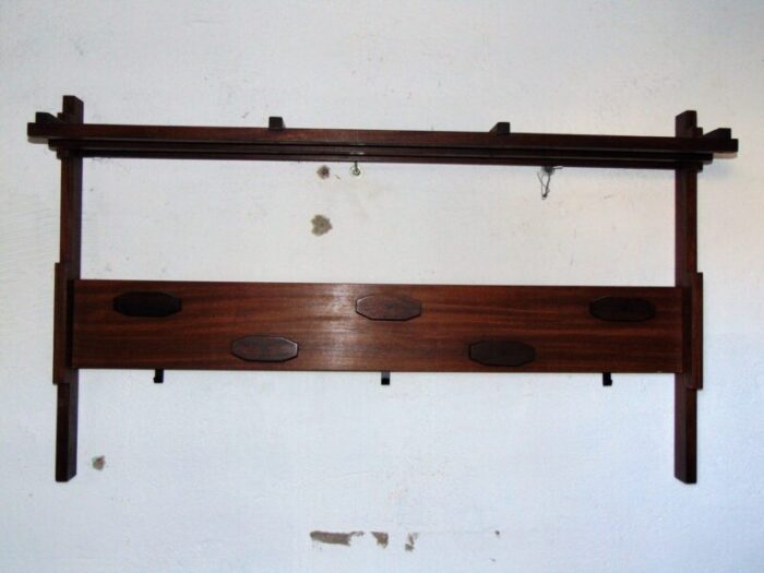 hanging coat rack 1960s 1